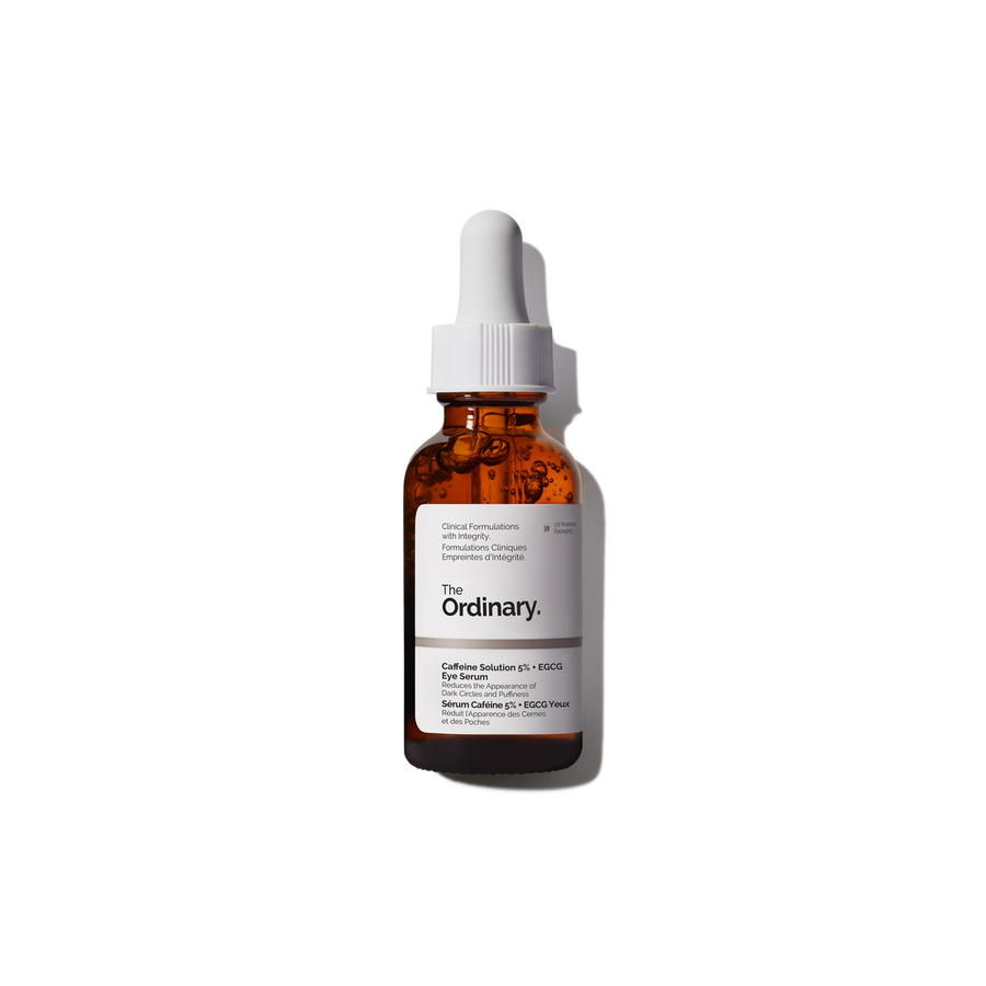 The Ordinary Caffeine Solution 5% + EGCG to target the look of dark circles and puffiness