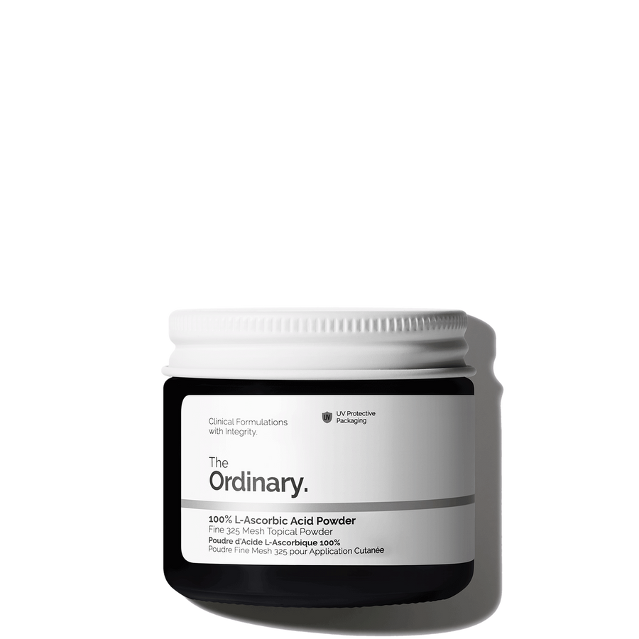 The Ordinary 100% L-Ascorbic Acid Powder pure Vitamin C for brightening, uneven skin tone, and anti-aging