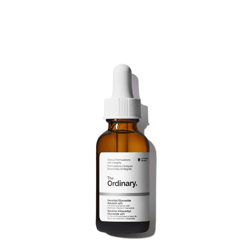 The Ordinary Ascorbyl Glucoside Solution 12% vitamin C serum for brightening, uneven skin tone, and anti-aging